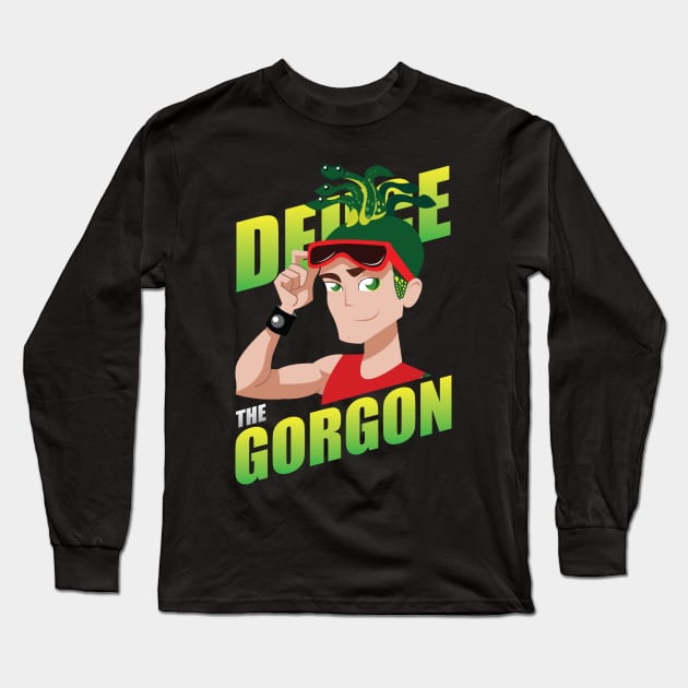 The Gorgon Long Sleeve T-Shirt by Tooniefied